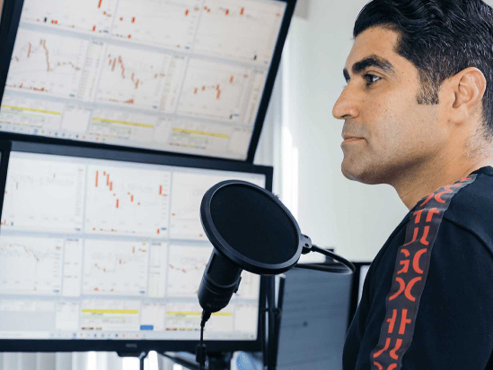 Live trading session